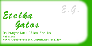 etelka galos business card