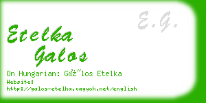 etelka galos business card